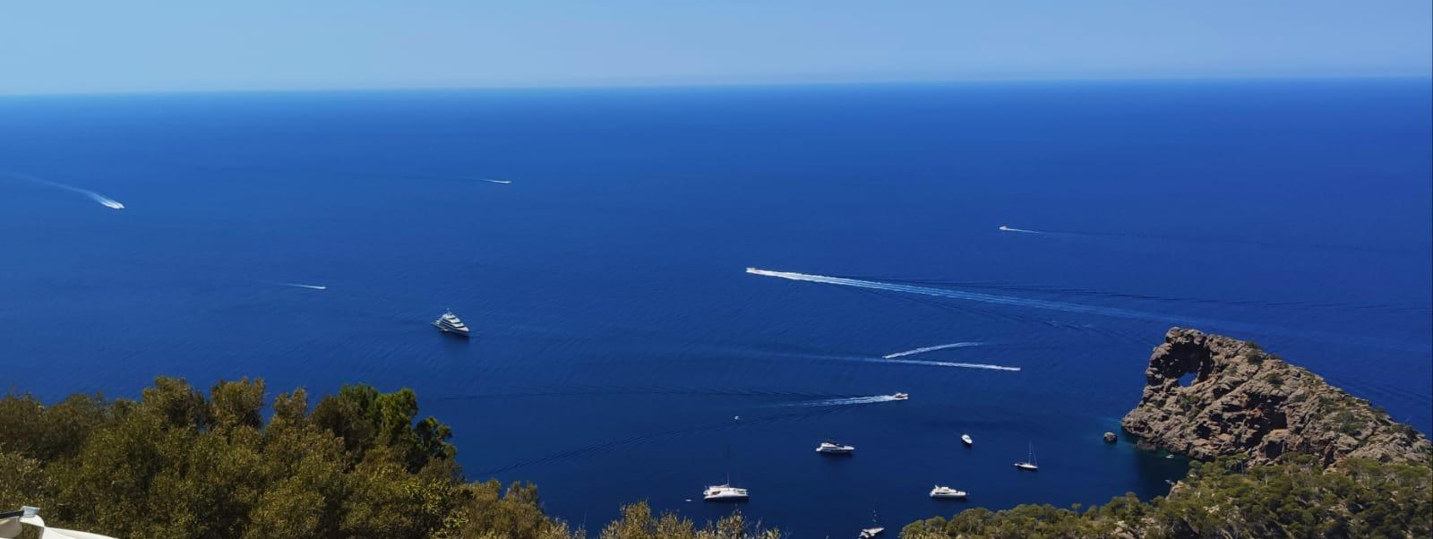 Trànsit nàutic a Sa Foradada, Serra de Tramuntana. Imatge Ultima Hora.