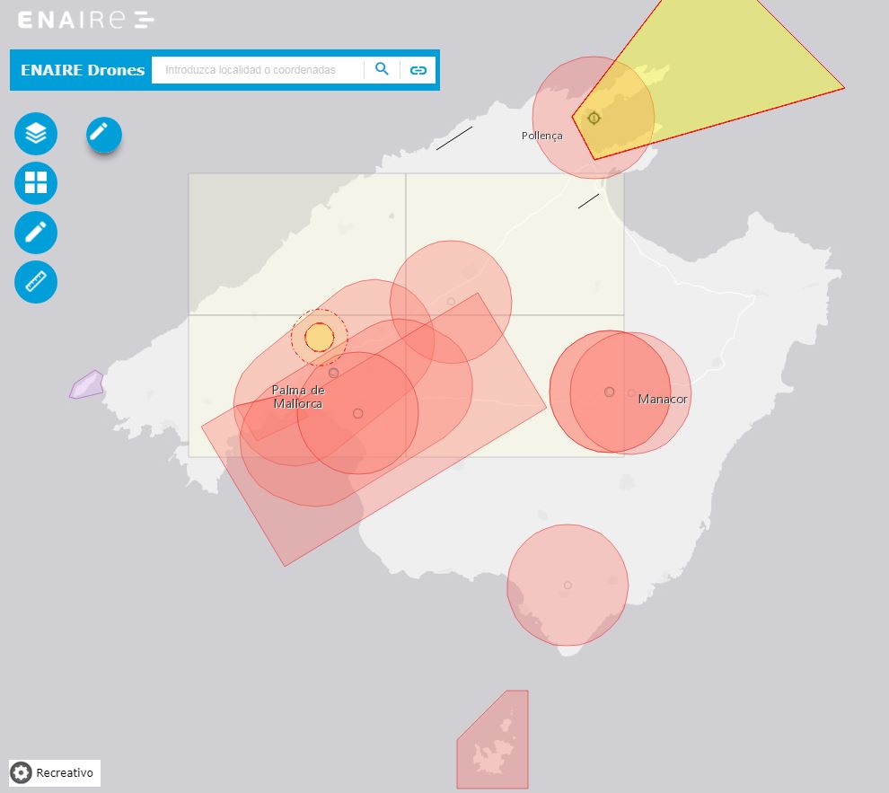 enaire mallorca drons